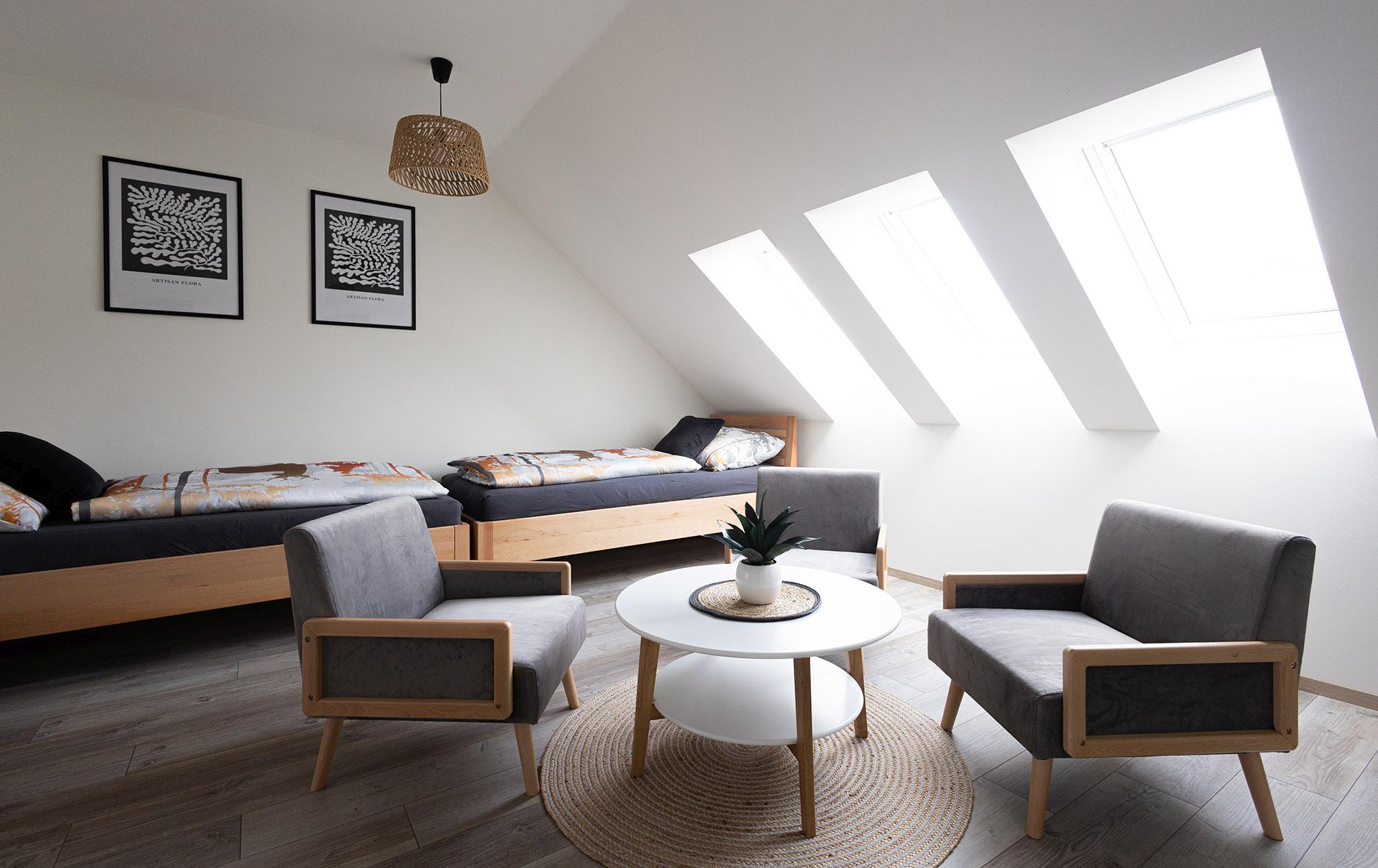 apartmám v patře, ubytování Mutěnice